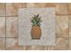 Custom mosaic tile flooring with pineapple design at 1681 E Ashley Ave # B, Folly Beach, SC 29439