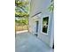 Private fenced backyard with a back door leading into the home at 1956 Beech Ave, North Charleston, SC 29405