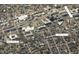Aerial view of the neighborhood with visible streets and nearby Charleston Visitor Center at 2 Hanover St, Charleston, SC 29403