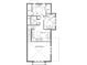 Second-floor plan features two bedrooms, one bathroom, a loft, and open-to-below space at 2 Live Oak Ave, Charleston, SC 29407