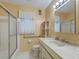 Bright bathroom with a shower, toilet, and modern sink at 201 Hunt Club Dr, Summerville, SC 29485