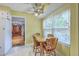 Cozy breakfast nook with a wooden table and view of the backyard at 201 Hunt Club Dr, Summerville, SC 29485
