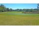 Expansive view of a pristine golf course with lush green fairways under a clear blue sky, surrounded by trees at 2037 Shell Ring Cir, Mount Pleasant, SC 29466