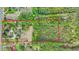 Aerial view of vacant wooded acreage within property lines, perfect for building or recreation at 2080 Sniders Hwy, Walterboro, SC 29488