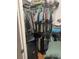 Organized closet filled with lots of clothing, shoes, bags, and storage space at 210 Ellen St, Goose Creek, SC 29445