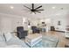 Open concept: living room and kitchen provide generous space and comfortable decor at 217 7Th Ave, Mount Pleasant, SC 29464
