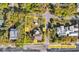 Aerial view of approximate lot lines and length measurements at 2530 Jasper Blvd, Sullivans Island, SC 29482
