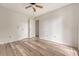 Large bedroom with wood-look floors, ceiling fan and ample space at 315 Indigo Rd, Goose Creek, SC 29445