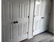 Bedroom closet with six-panel doors and brass hardware at 315 Indigo Rd, Goose Creek, SC 29445