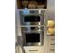 Close up of updated built in microwave and oven in a modern kitchen at 330 Concord St # 15C, Charleston, SC 29401
