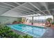 Indoor pool featuring brick trim, skylights, and ocean views at 330 Concord St # Th 21, Charleston, SC 29401