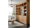 Stylish living room features custom wood shelving and elegant decor elements at 40 Dunnemann Ave, Charleston, SC 29403