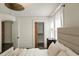 Comfortable main bedroom with an open door to a walk-in closet and bathroom at 40 Dunnemann Ave, Charleston, SC 29403