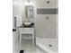 Modern bathroom with a vessel sink, sleek vanity, tiled shower, and refined fixtures for a spa-like retreat at 44 Savage St, Charleston, SC 29401