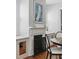 Elegant fireplace in the dining room at 44 Savage St, Charleston, SC 29401