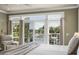 Bright main bedroom features sliding glass doors to a patio with water views at 478 Commonwealth Rd, Mount Pleasant, SC 29466