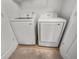 Laundry room with a new, white Samsung washer and dryer set at 484 Trotters Ln, Moncks Corner, SC 29461