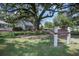 Exterior of the community's Shady Oak Cottage Coffee House nestled under a grand oak tree with Spanish moss at 5049 Song Sparrow Way, Summerville, SC 29483