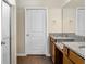 Bright bathroom features double vanity with granite countertops and a walk-in shower at 505 Eastern Isle Ave, Summerville, SC 29486