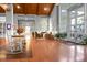 Inviting community lobby with hardwood floors, comfortable seating, and bright natural light at 505 Eastern Isle Ave, Summerville, SC 29486