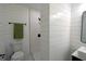 Modern bathroom featuring a shower, toilet, and floating vanity at 5452 E Lakeland Dr, North Charleston, SC 29406