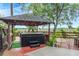View of outdoor hot tub on the wooden patio at 5703 St Angela Dr, North Charleston, SC 29418