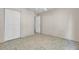 Empty bedroom with neutral walls and flooring, and a double-door closet at 621 Temple Rd # A, Ladson, SC 29456