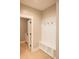 Mudroom boasts custom built-ins, bench seating, and storage cubbies, offering a stylish and functional space at 74 Longleaf Dr, Walterboro, SC 29488