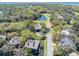 Aerial view of lush community featuring well maintained landscaping and water views at 754 Summerwind Cir, Edisto Island, SC 29438