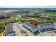 An aerial view of the townhome community with beautiful marsh views and an in-ground pool at 806 Kings Oak Court Ct # 7, Charleston, SC 29492