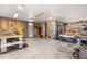Spacious garage with workbench, tool storage, and natural light, perfect for DIY projects and hobbies at 8067 Jack Island Dr, Johns Island, SC 29455