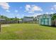 Spacious backyard with a shed and ample room for outdoor activities at 1005 Golden Aspen Dr, Moncks Corner, SC 29461