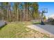 View of the backyard that includes a basketball hoop, a fire pit, and a swing at 1019 Victoria Pointe Ln, Summerville, SC 29485