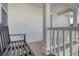 Inviting front porch with a bench, offering a comfortable outdoor space at 108 O'Leary Cir, Summerville, SC 29483