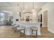 Bright kitchen features a breakfast bar with pendant lighting, stainless steel appliances, and quartz countertops at 108 O'Leary Cir, Summerville, SC 29483