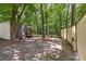Wooded lot featuring outdoor entertaining area, picnic table, and a trailer at 111 Garden Hill Rd, Summerville, SC 29483