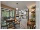 Bright eat-in kitchen with table and chairs looks into the kitchen at 111 Garden Hill Rd, Summerville, SC 29483