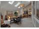 Bright living room with high ceilings, skylights, and comfortable seating arrangement at 111 Garden Hill Rd, Summerville, SC 29483