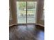 A sliding glass door leads to a back patio at 1300 Park West Blvd # 516, Mount Pleasant, SC 29466