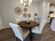 Comfortable dining room featuring a table with seating for four at 131 Brown Swiss Cir, Summerville, SC 29483