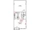 Floorplan of the first floor featuring the kitchen, Gathering room, and garage at 131 Brown Swiss Cir, Summerville, SC 29483