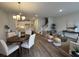 Open-concept living space with modern decor and seamless flow at 131 Brown Swiss Cir, Summerville, SC 29483