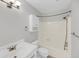 Bathroom features a sink with vanity, mirror, cabinet, toilet and shower with bathtub at 1402 Camp Rd # 8B, Charleston, SC 29412