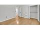 This bedroom includes a closet and an entry way into the bathroom at 1402 Camp Rd # 8B, Charleston, SC 29412