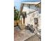 Charming home exterior with a quaint porch and fresh landscaping features, plus space to store bikes at 1454 Seminole St, Mount Pleasant, SC 29464