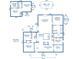 Detailed floor plan showcasing the layout of a house, including room dimensions and total square footage at 1454 Seminole St, Mount Pleasant, SC 29464