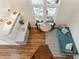 A cozy living area with a small kitchenette and large windows, offering a bright and modern feel at 1454 Seminole St, Mount Pleasant, SC 29464