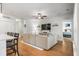 The open-concept living room flows from the kitchen, offering a spacious layout for relaxation and entertainment at 1513 Thin Pine Dr, Johns Island, SC 29455