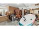 Finished basement with hot tub, sauna, and ample storage space, providing comfort and convenience at 1614 Teal Marsh Rd, Charleston, SC 29412