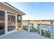 Exterior deck offering beautiful marsh views and an entrance to the screened porch at 1614 Teal Marsh Rd, Charleston, SC 29412